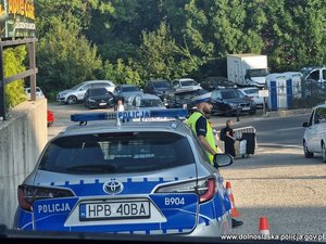 policjanci podczas zabezpieczenia Forum Ekonomicznego