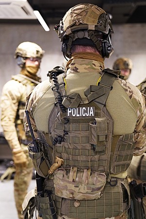 Policjanci Samodzielnego Pododdziału Kontrterorystycznego we Wrocławiu