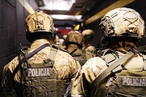Policjanci Samodzielnego Pododdziału Kontrterorystycznego we Wrocławiu
