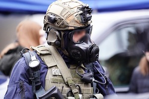 Policjanci Samodzielnego Pododdziału Kontrterorystycznego we Wrocławiu