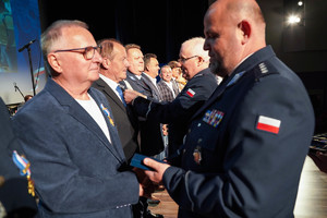 Uroczystość obchodów 35-lecia powstania Niezależnego Samorządnego Związku Zawodowego Policjantów w Świdnicy.