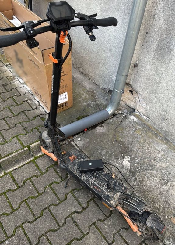 odzyskana hulajnoga