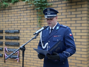 Przemawia komendant policji w Zgorzelcu