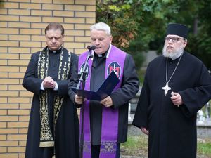 Przemawia kapelan dolnośląskiej policji