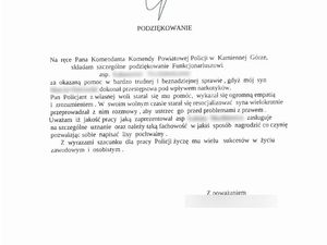 opis podziękowań w załączonej deskrypcji