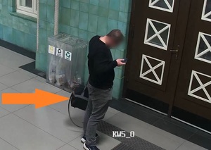 sprawca zdjęcie z monitoringu