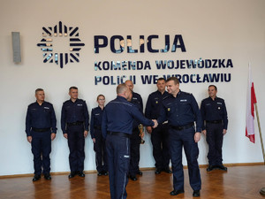 Wręczenie nagród i wyróżnień za udział w zawodach policyjnych na szczeblu wojewódzkim i krajowym