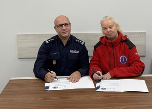 Porozumienie o współpracy pomiędzy Komendą Miejską Policji we Wrocławiu a Grupą Poszukiwawczo-Ratowniczą LIFE