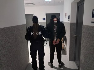 zatrzymany z policjantką