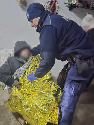 policjant z zaginionym