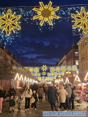 zdjęcie jarmarku świątecznego