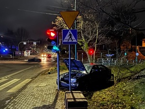 auto podczas kolizji