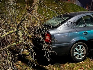 auto podczas kolizji