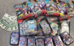 skradziony towar ze sklepu i banknoty