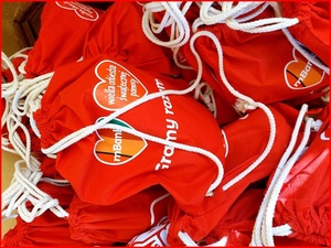 worki z logiem WOŚP