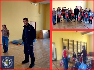 policjanci wspierają bezpieczny finał WOŚP