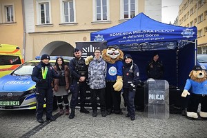 Policjanci miast dolnego śląska podczas 34. finału WOŚP