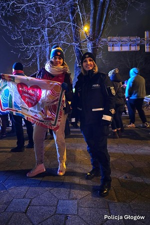 Policjanci miast dolnego śląska podczas 34. finału WOŚP