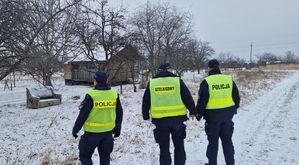 Pomocowe działania policjantów w okresie zimowym