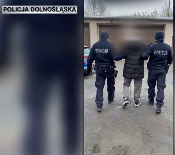 Policjanci ze Środy Śląskiej zatrzymali 26-letniego obywatela Kazachstanu, który na terenie Mazowsza dokonał rozboju z użyciem niebezpiecznego narzędzia