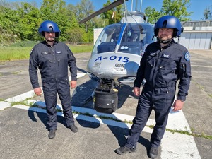 Zdjęcia obrazujące różne  policyjne profesje