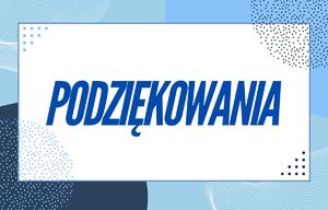 napis podziękowania