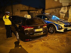 nocne kontrole drogowe taksówek