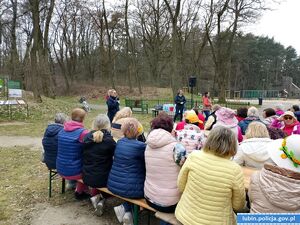 Spotkanie policjantek z seniorami