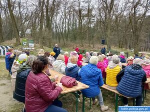 Spotkanie policjantek z seniorami