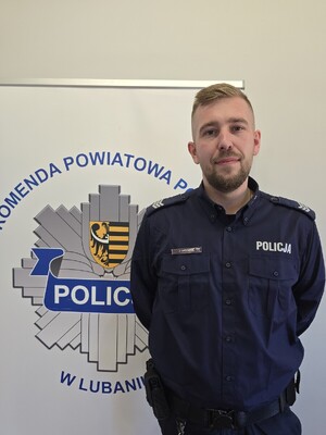 podziękowania dla lubańskiego dzielnicowego