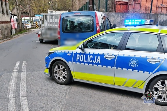 zdjęcie z miejsca zdarzenia