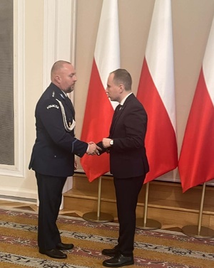 Brązowy Krzyż Zasługi dla funkcjonariusza wrocławskiego OPP