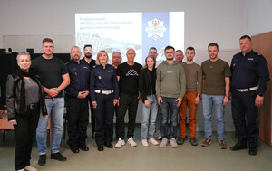 spotkanie niemieckich policjantów z polskimi