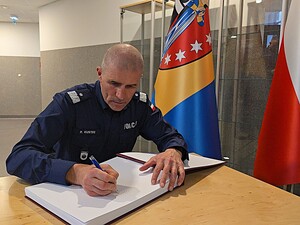 Zdjęcia z uroczystości otwarcia nowej Komendy Powiatowej Policji w Polkowicach