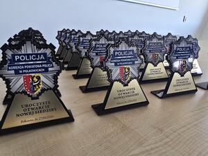 Zdjęcia z uroczystości otwarcia nowej Komendy Powiatowej Policji w Polkowicach