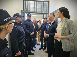 Zdjęcia z uroczystości otwarcia nowej Komendy Powiatowej Policji w Polkowicach