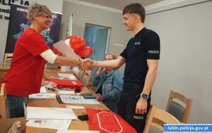 Kolejne wspólne działania z Fundacją DKMS. Tym razem „Policjanci z Lubina łączą siły dla Damiana”