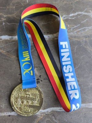 Podinsp. Piotr Galicki ukończył prestiżowy bieg - 20 km de Bruxelles