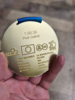 Podinsp. Piotr Galicki ukończył prestiżowy bieg - 20 km de Bruxelles