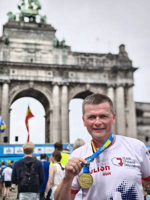 Podinsp. Piotr Galicki ukończył prestiżowy bieg - 20 km de Bruxelles