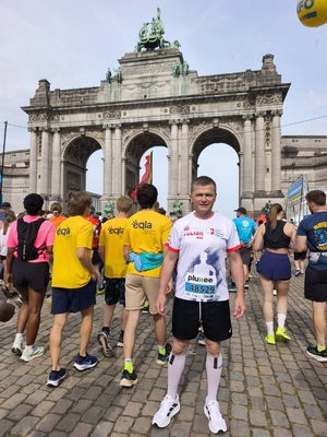 Podinsp. Piotr Galicki ukończył prestiżowy bieg - 20 km de Bruxelles