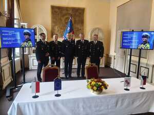 Dolnośląska Policja i czescy partnerzy podpisują porozumienie