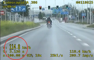 motor przekracza dozwoloną prędkość