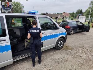policja zatrzymała kierowcę