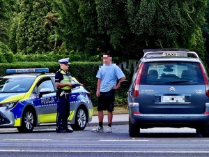 Zdjęcia z policyjnej akcji taxi