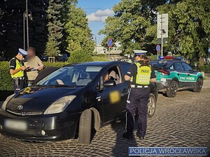 Zdjęcia z nocnej policyjnej akcji taxi