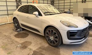 białe porsche