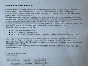 podziękowania