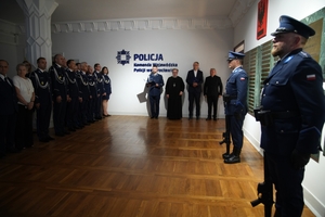 uroczystośc policyjne pod tablicami pamięci