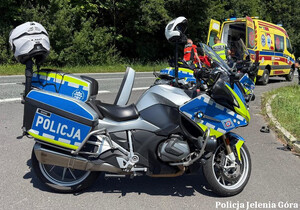 wypadek motocyklowy